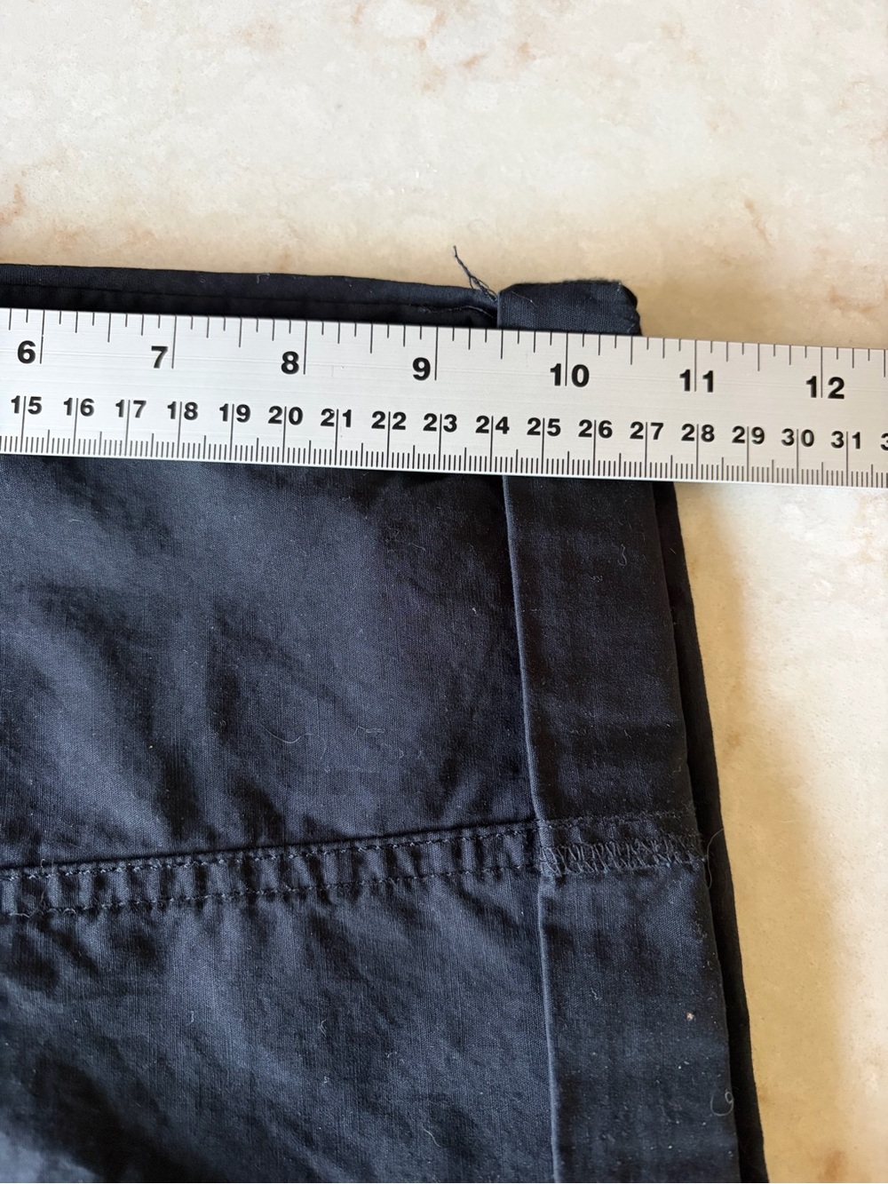 Chico shorts, cargo utility black stretch, NWT classic rise pockets Women’s SZ6 - Picture 5 of 13